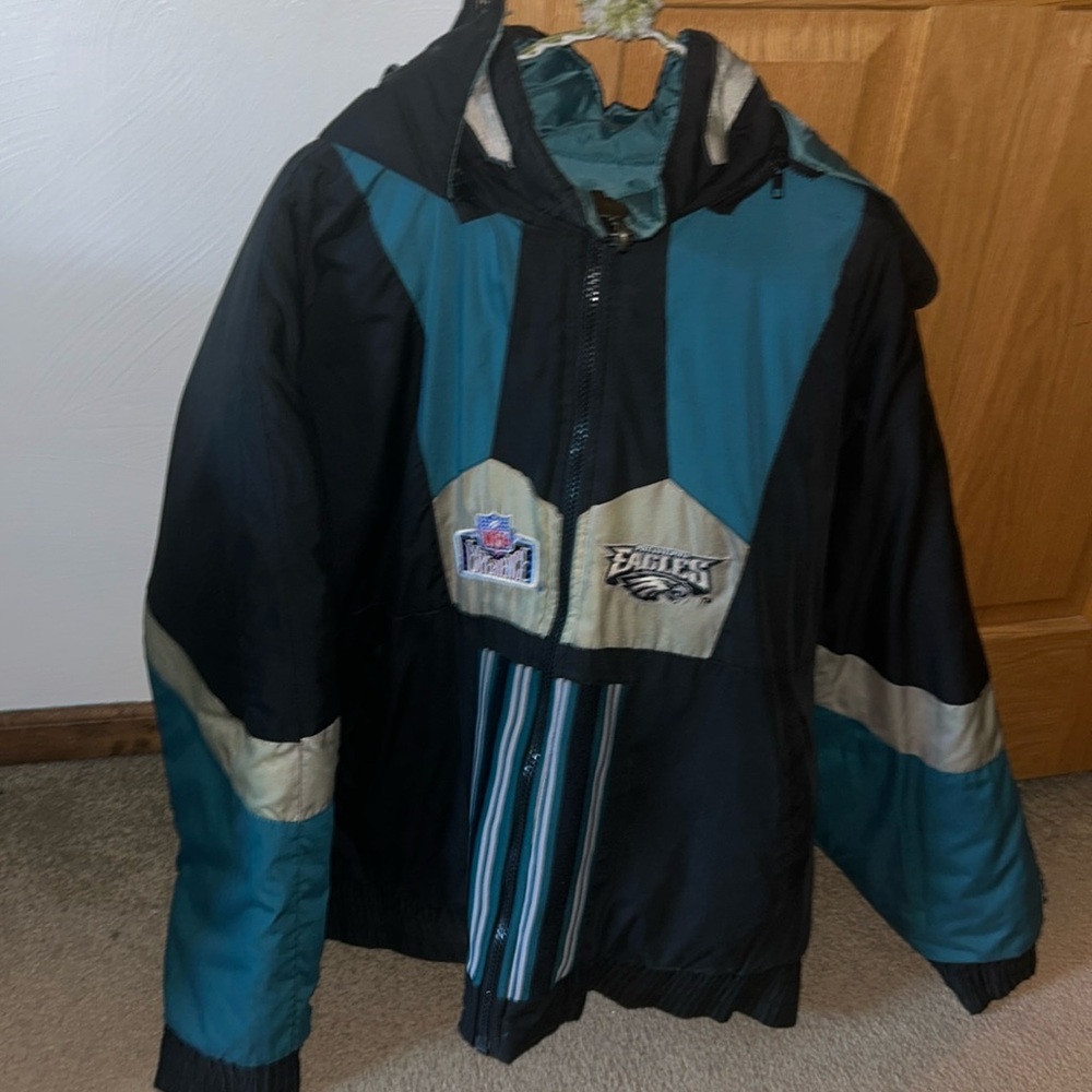 90’s Vintage Philadelphia eagles puffer